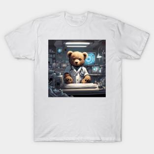 Teddy as a doctor taking x-rays of patients T-Shirt